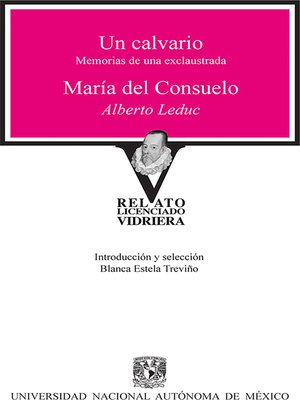 cover image of Un calvario / María del Consuelo